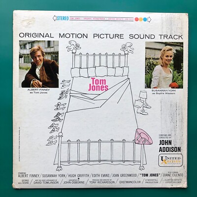 John Addison TOM JONES Film Soundtrack OST LP Albert Finney Susannah York STEREO