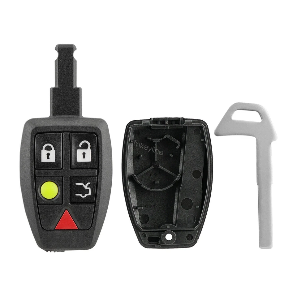 2XFor Volvo C30 C70 S40 V50 2004 2005 2006 2007 Key Fob Remote Shell KR55WK49259 Foto 3 de 4