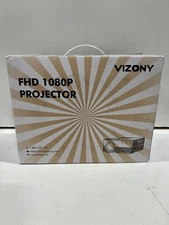 VIZONY SQ6 Projector with 5G WiFi and Bluetooth 5.1, Native 1080P Mini Projector