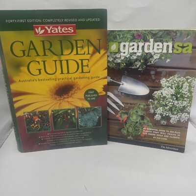 Yates Garden Guide 41st Edition + Garden SA by Jon Lamb Books Bundle Free Post