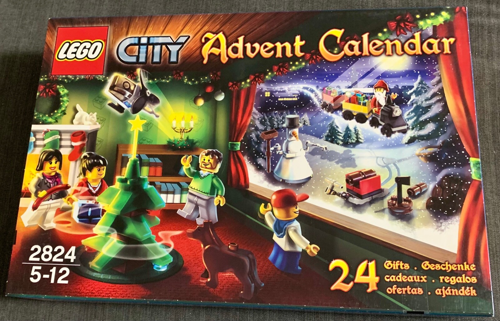 LEGO City 2824 Advent Calendar (2010) - MISB New Sealed - Rare Find