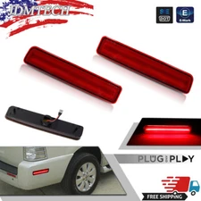 Red Lens LED Rear Fender Side Marker Parking Light For 02-10 Mercury Mountaineer