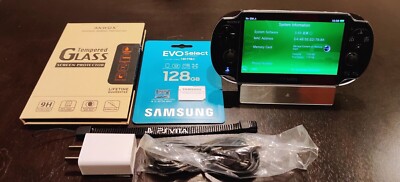 Sony PlayStation PS Vita OLED (PCH-1000) Firmware FW 3.65, 128GB 