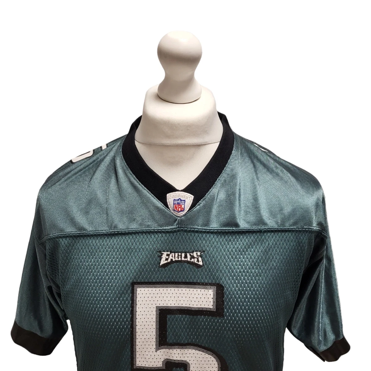 Reebok Eagles Green No 5 McNabb NFL Shirt Uk Men s Extra Large