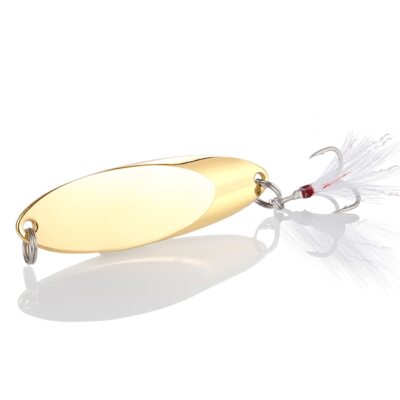 6 Stück Metall Spinner Spoon Köder Forellen Angelköder Pailletten Paillette K...