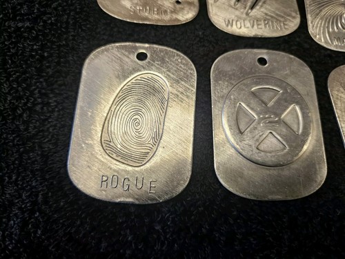 X-Men 2 set 6 etichette cane promo cinema completo Wolverine Storm Magneto - Foto 5 di 6