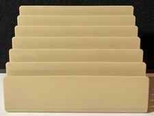 Vintage MMF INDUSTRIES 67-4606 Beige Letter Mail Desk Organizer