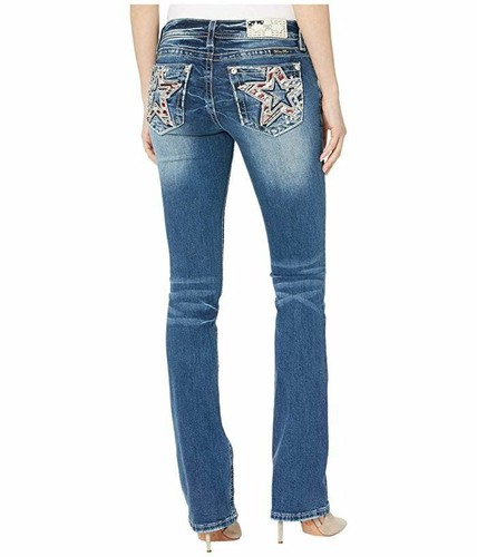 Mid-Rise Slim Bootcut Jeans 