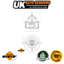Fits A3 Golf Passat Octavia Leon 2.0 NRF Thermostat Coolant 06F121111