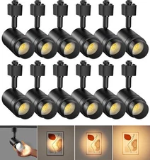 Zoomable H Track Lighting Heads H Type Track Light Heads Dimmable LED Track L...