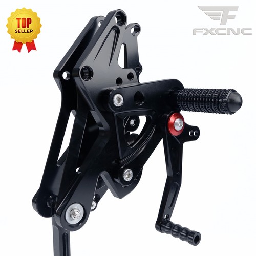 For Yamaha LC160 Y15,Y16 v1CNC Rearsets Footrest Foot Peg Pedals Footpeg Black - Picture 8 of 17