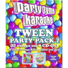 Party Tyme Karaoke Tween Mega Pack Vol. 2 32 Songs Karaoke (CD Sep-2015) NEW
