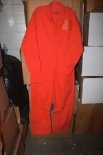 NOS Red Kap Orange industrial worker mechanic coveralls sz. 42 Regular