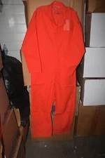 NOS Red Kap Orange industrial worker mechanic coveralls sz. 42 Regular