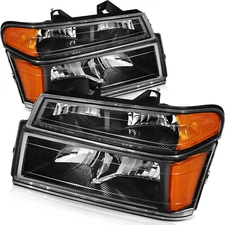 Headlight Assembly & Bumper Light Set For Chevy Colorado & GMC Canyon 2004-2012