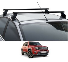 BARRE PORTATUTTO ACCIAIO PER JEEP RENEGADE NO RAILS ANNO 2017 OMOLOGATE TUV 