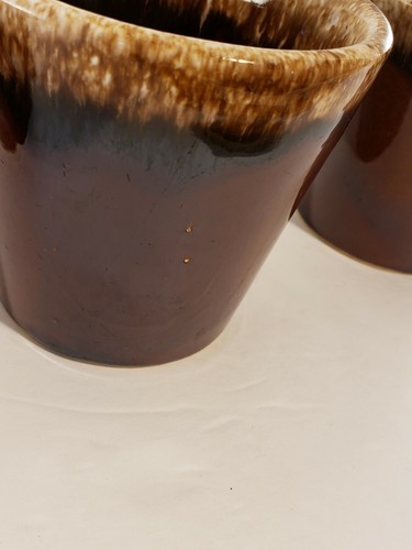 Vintage Hull USA Brown Drip Coffee Cup/Mug Oven Proof - Picture 10 of 10