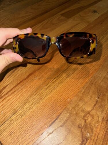 Balenciaga Leopard Square Tinted Women's Sunglasses - Picture 4 of 8