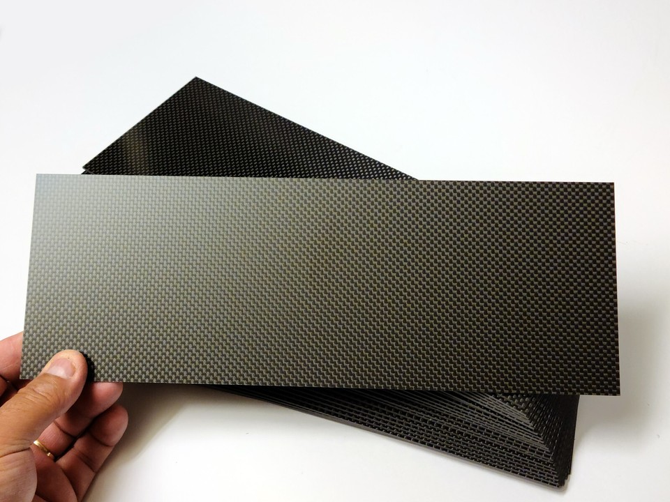USA MADE CARBON FIBER 3K PLAIN WEAVE PANELS / SHEETS - 1.5-3mm Thick ...