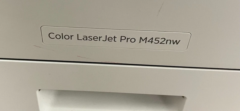 HP Color LaserJet Pro M452nw Printer Used In Medical Office Works Great Printing - Image 2 of 4