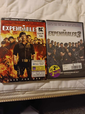 THE EXPENDABLES 3 DVDS