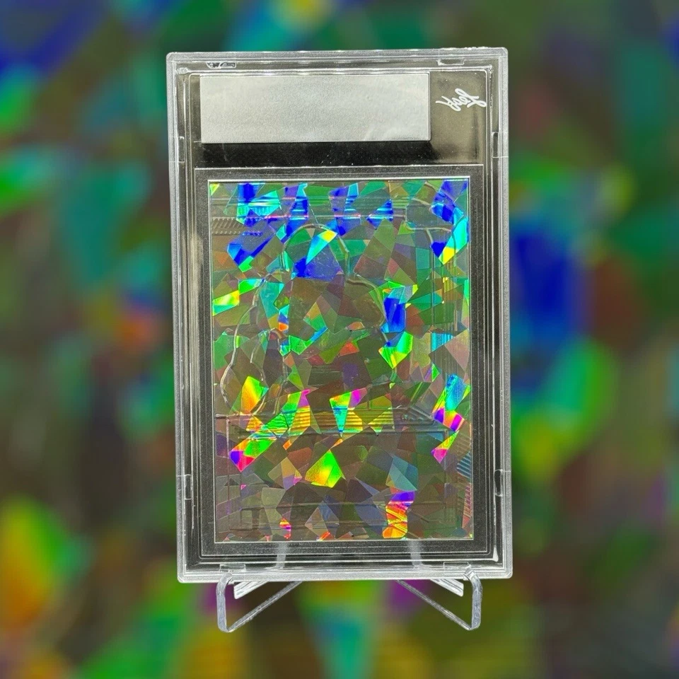 2022 Pro Set Metal B&W Auto Pre-Production Print Max Johnson Crystal Green 1/1 - Image 2 of 2