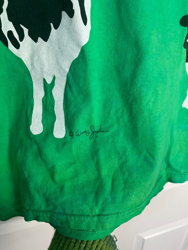 BEN & JERRY'S Tie Dye VINTAGE Euphoria T-SHIRT Size MEDIUM Rare GILDAN - Picture 2 of 8