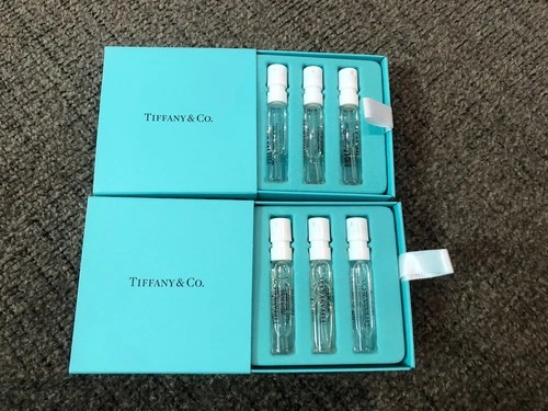 2 boxes of 3!  Tiffany & Co Asst. Eau De/Rose Gold/Intense Perfume Sprays 1.5 ml