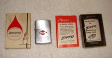 RARE 1963 INLAND STEEL MILL Zippo Lighter With Box & INSERT COMPLETE VTG