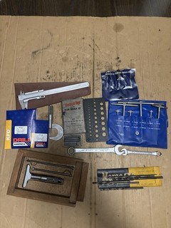 Machinist Tool Lot Starrett Micrometer Tooling Lathe Milling Measuring