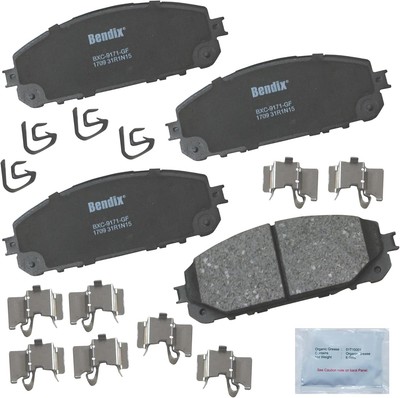 Bendix Priority 1 Ceramic Brake Pads Set For Jeep Cherokee 2014-2023