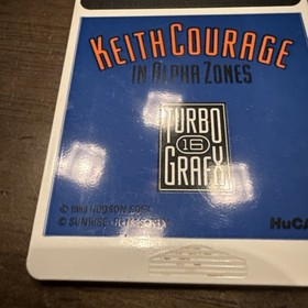 Keith Courage in Alpha Zones TurboGrafx-16 HuCard Game Comes
