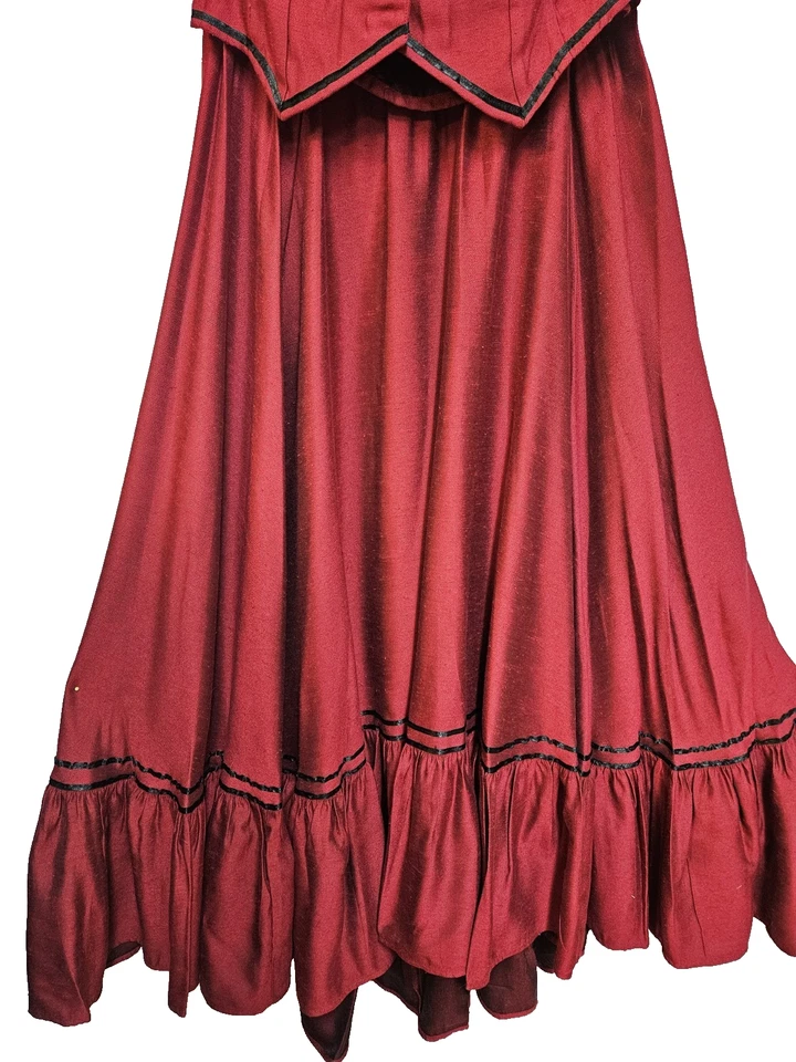 FRONTIER CLASSIC WESTERN VICTORIAN DRESS SIZE XL  SEE MEASURMENTS IN LISTING - Image 2 of 4