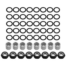 1 Set Durable Skateboard Truck Hardware Metal Kit Screws Washers Nuts for Sports