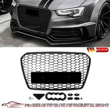 Schwarz Kühlergrill Frontgrill für Audi A5 Typ B8 / 8T / 8F Facelift Bj. 2012-17