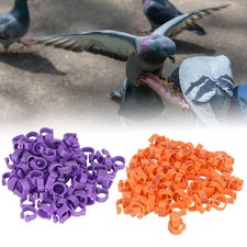 100pcs Birds Foot s Number Identification Leg Bands Poultry Clip