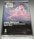 Linda Ronstadt with Nelson Riddle Orchestra - What's New - Elektra Cassette NEW