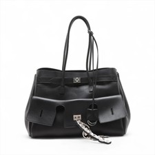 Balenciaga Bel Air Leather Tote bag Black