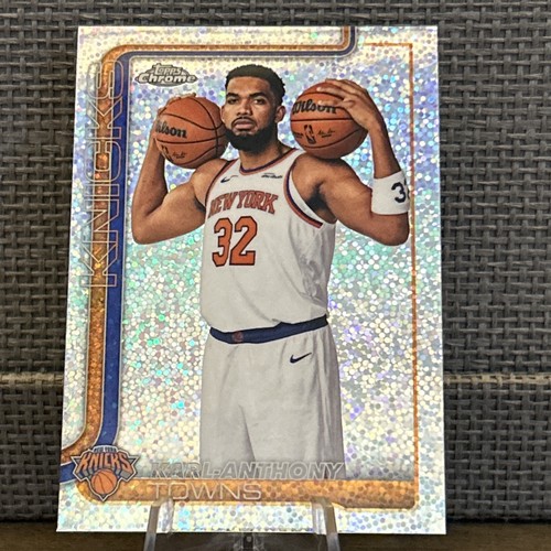 Topps Chrome Update Karl-Anthony Towns 2025-26 New York Knicks Image Variation