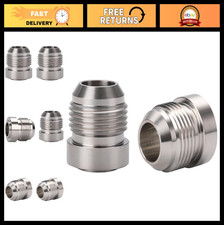 Stainless Steel 12AN Male Weld-On Bung Fitting Adapter - 2 Pack, Durable  Versa