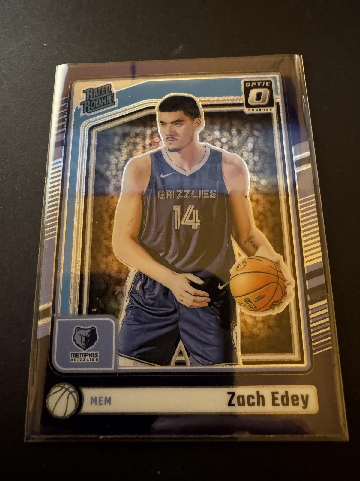 2024-25 Donruss Optic #288 Zach Edey Purple