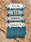 Civil War Ohio Veterans Ladder Badge Medal OVI Volunteer Infantry