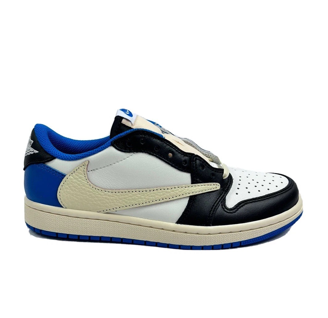 AIR JORDAN 1 LOW FRAGMENT X TRAVIS SCOTT SNEAKERS SIZE: UK6.5 / US7.5