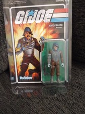 GI JOE MAJOR BLUDD ARAH 3.75  INCH REACTION FIGURE SUPER7