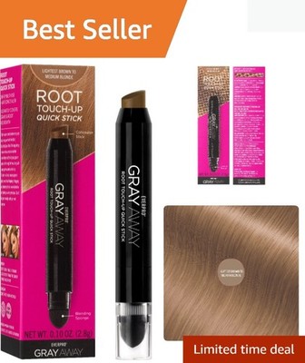 Gray Away Root Touchup Quick Stick, Lightest Brown/Medium Blonde, 0.1 Oz
