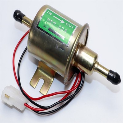 24V Electric Fuel Pump HEP-02A Excavator Gas Diesel Fuel Pump Low Pressure 1x