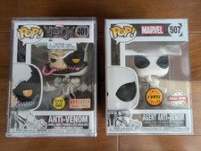 Funko Pop Marvel Anti Venom #401 BoxLunch Exclusive & Agent Anti-Venom #507