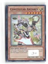 3x Constellar Antares HA07-EN047 Super Rare 1st Edition Yu-Gi-Oh!