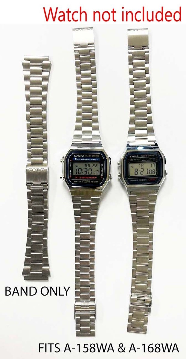 Genuine Casio Watch Band Strap A158WA-1, A163WA-1, A-164WA-1