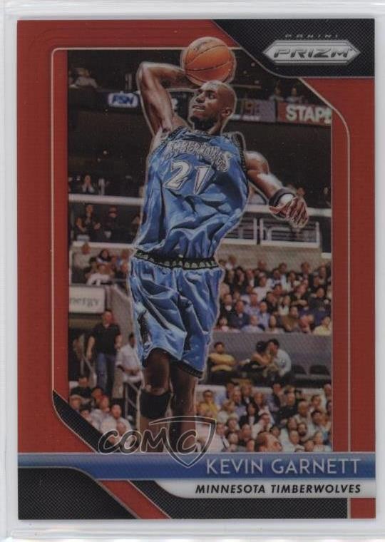 2018-19 Panini Prizm Red Prizm 228/299 Kevin Garnett #235 HOF